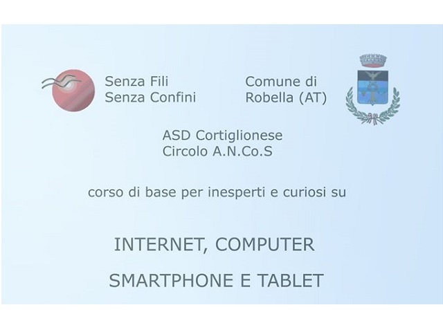 Robella | Corso base su internet, computer, smartphone e tablet